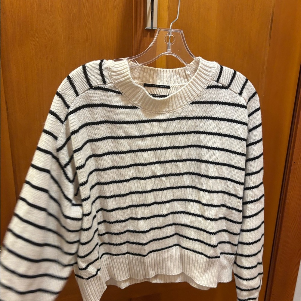 Striped Black and White Sweater